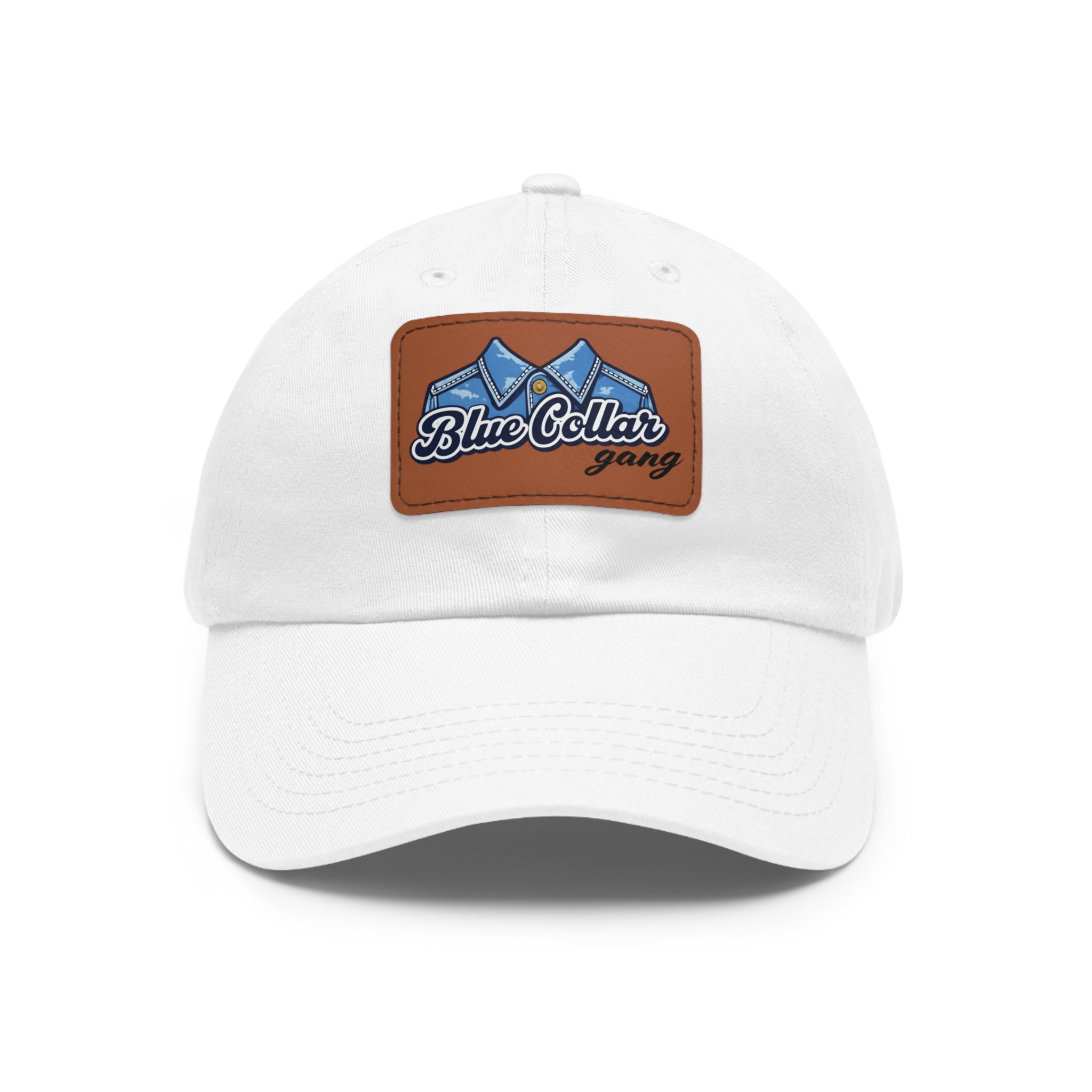 Blue Collar Gang leather patch Dad Hat