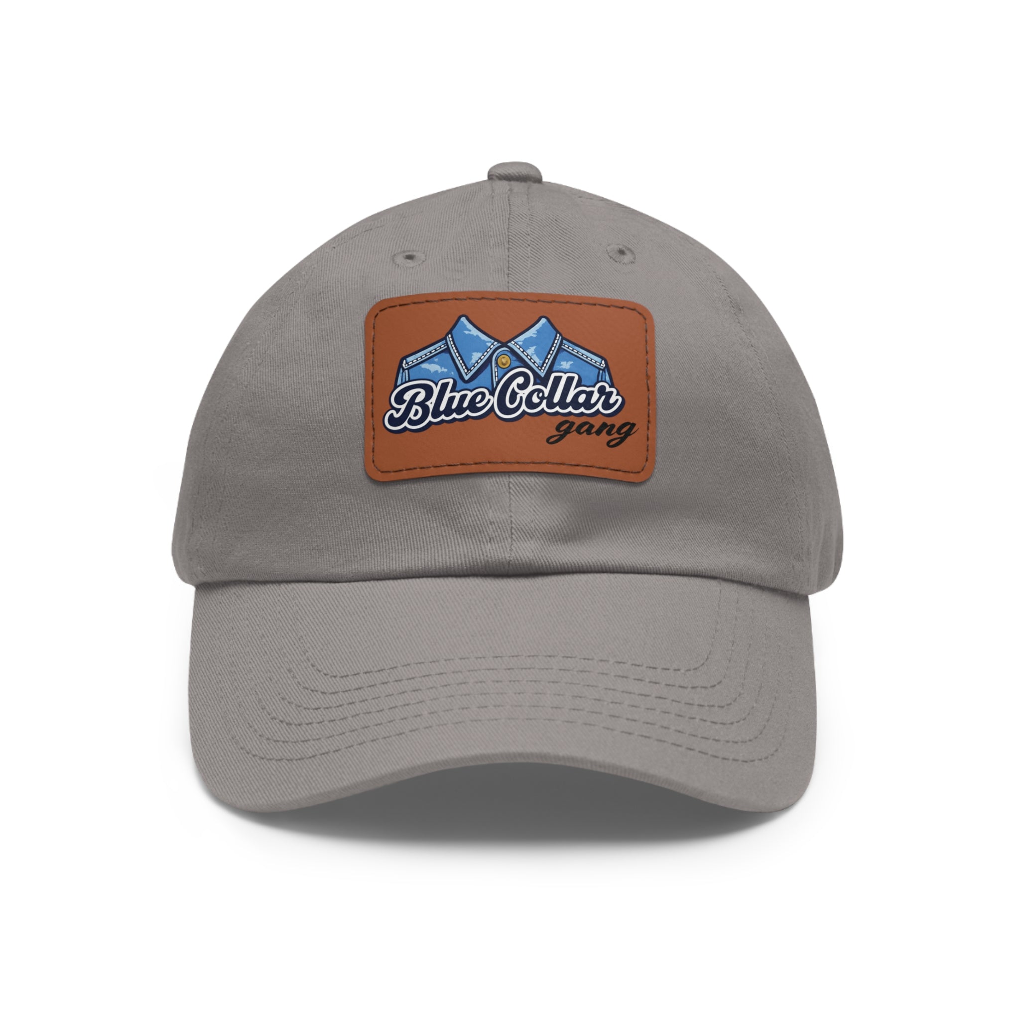 Blue Collar Gang leather patch Dad Hat