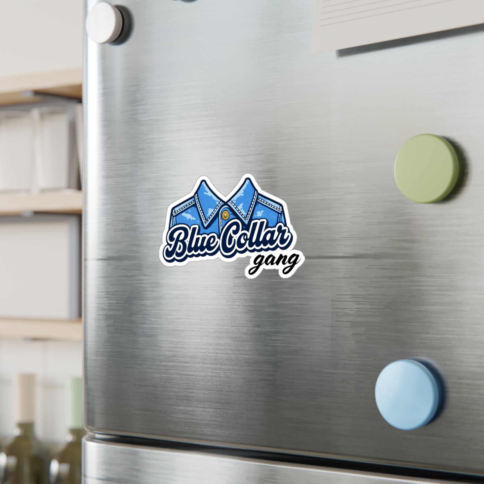 Blue Collar Gang logo Kiss-Cut Vinyl Decal