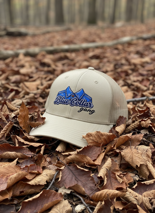 Blue Collar Gang embroidered trucker cap | snapback mesh hat