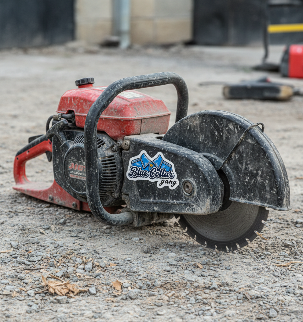 Blue Collar Gang logo Kiss-Cut Vinyl Decal