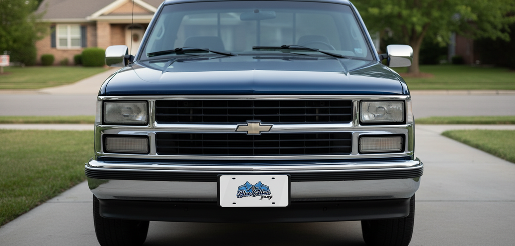 Blue Collar Gang License Plate