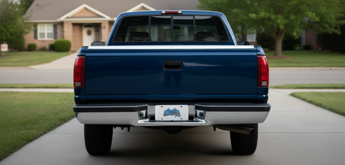 Blue Collar Gang License Plate